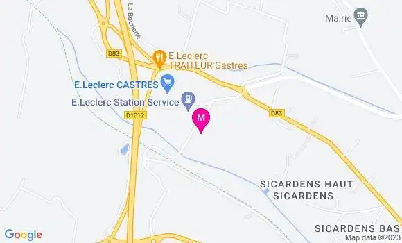 Localisation Station Leclerc