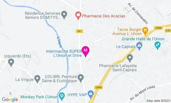 Localisation Intermarché Station