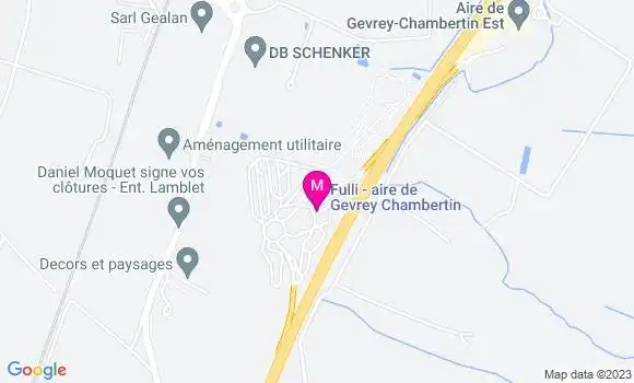 Localisation Fulli Aire de Gevrey Chambertin