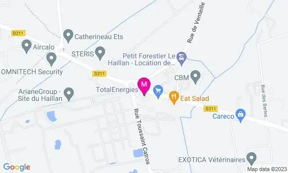 Localisation TotalEnergies