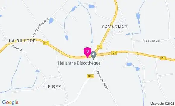 Localisation Barrau Franck
