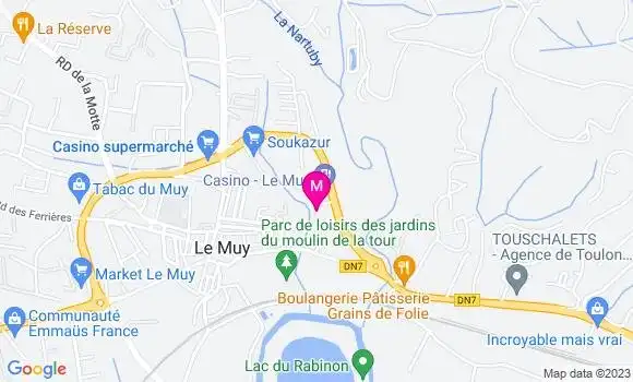 Localisation Casino Supermarché