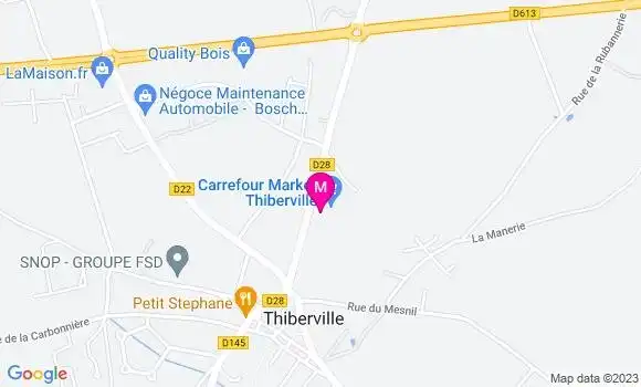 Localisation Carrefour Market