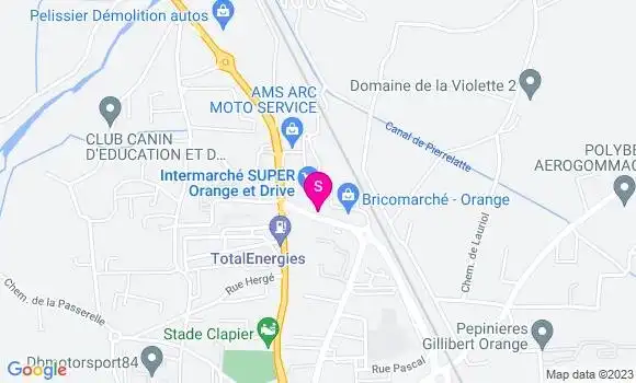 Localisation Station Intermarché