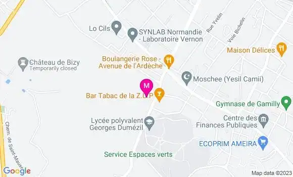 Localisation Station Carrefour