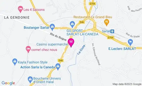 Localisation Supermarché Casino