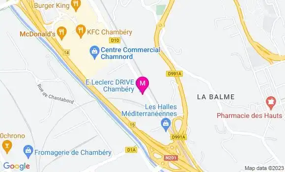 Localisation Station Service Leclerc
