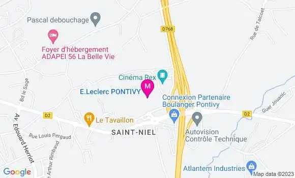 Localisation Station Leclerc
