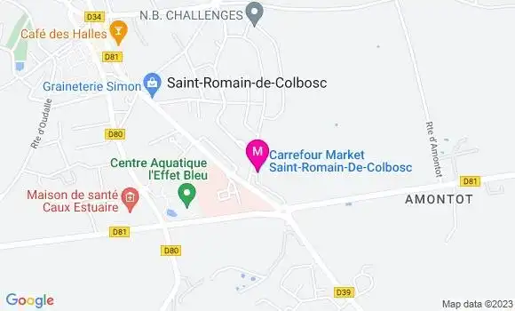 Localisation Carrefour Market