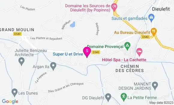 Localisation Super U