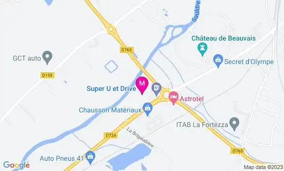 Localisation Super U