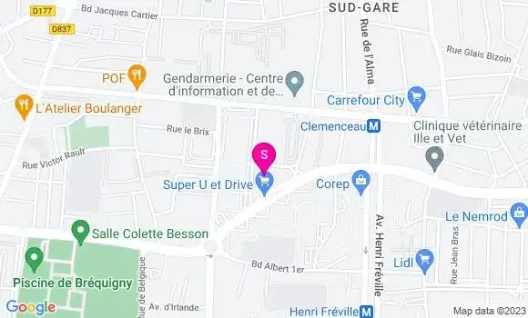 Localisation Super U