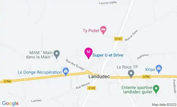 Localisation Super U