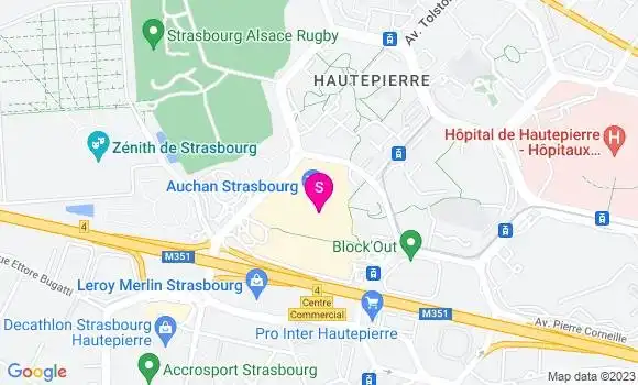 Localisation Station Auchan
