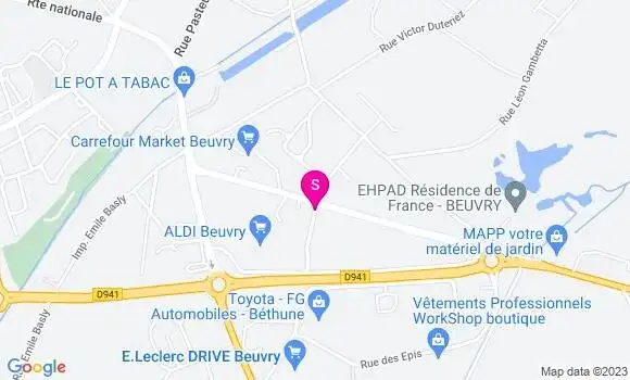 Localisation Station Leclerc