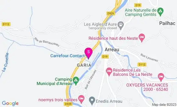 Localisation Carrefour Contact