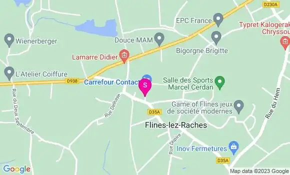 Localisation Carrefour Contact