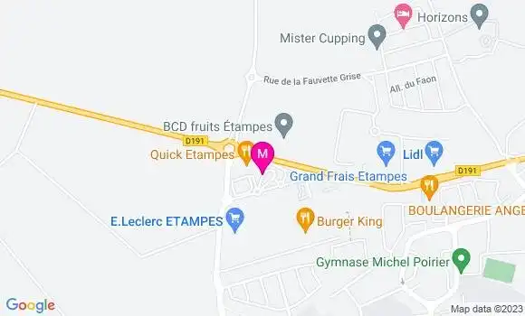 Localisation Station Leclerc