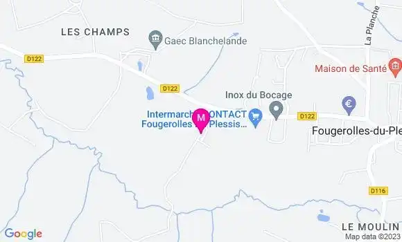 Localisation Intermarché Station