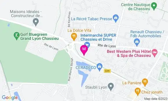 Localisation Intermarché Station