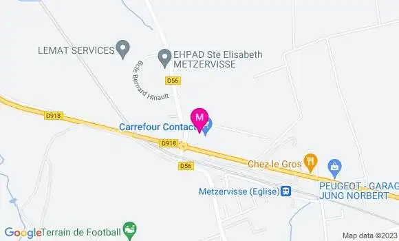Localisation Carrefour Station