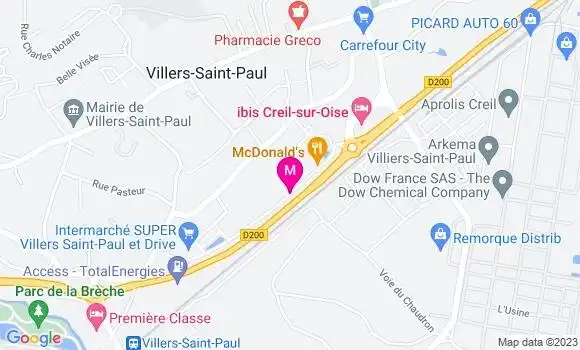 Localisation Intermarché Station