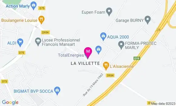 Localisation TotalEnergies
