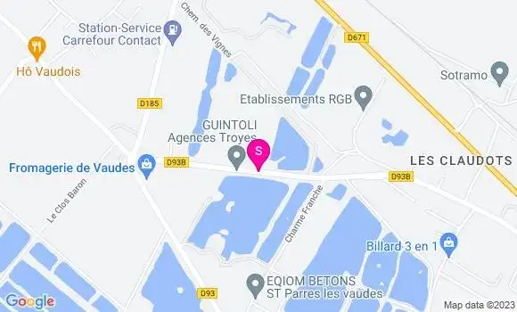 Localisation Station Carrefour Contact