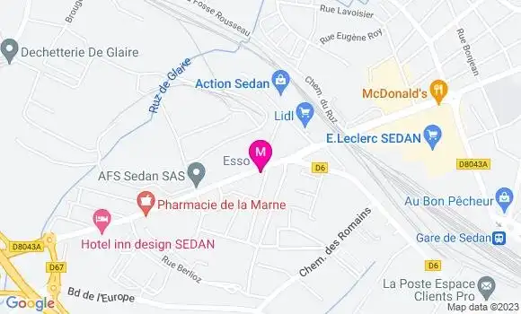 Localisation Esso