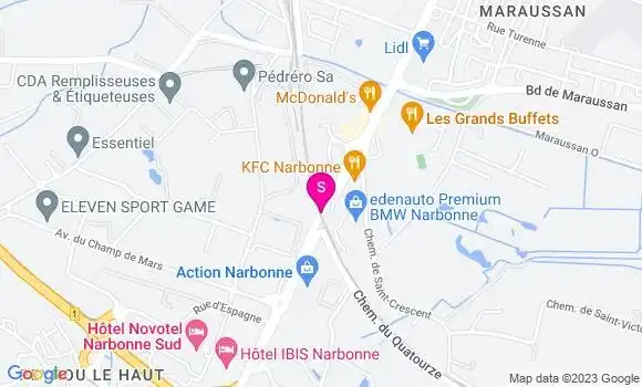 Localisation Géant Casino