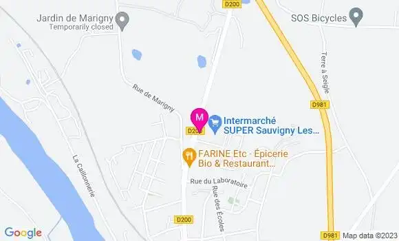 Localisation Intermarché Imphy