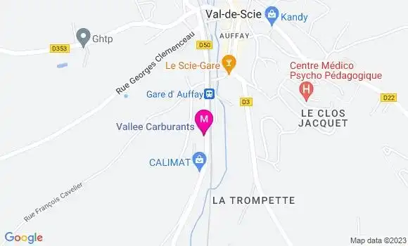 Localisation Sas Vallée