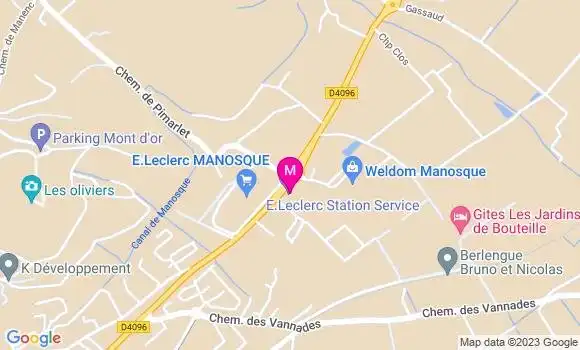 Localisation Station Leclerc