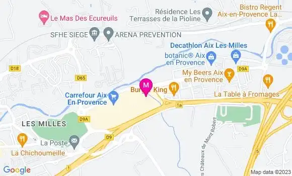 Localisation Station Carrefour