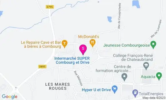 Localisation Intermarché Station