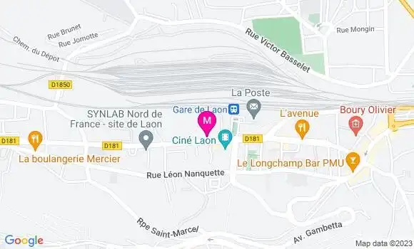 Localisation Esso Express