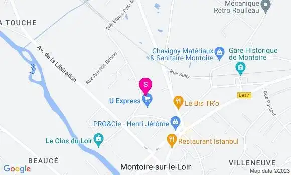 Localisation Station U