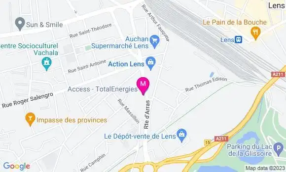 Localisation Access TotalEnergies