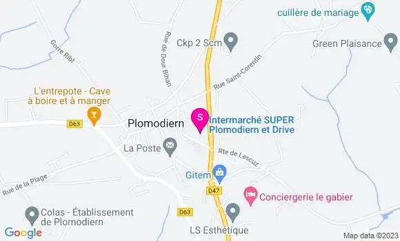 Localisation Intermarché Station
