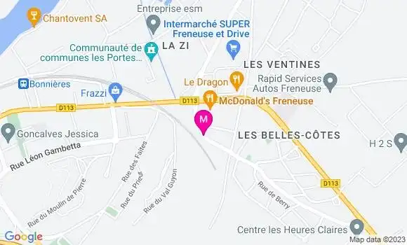 Localisation Carrefour Market