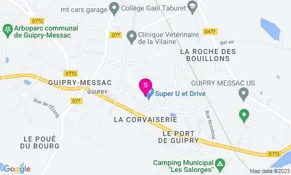 Localisation Super U
