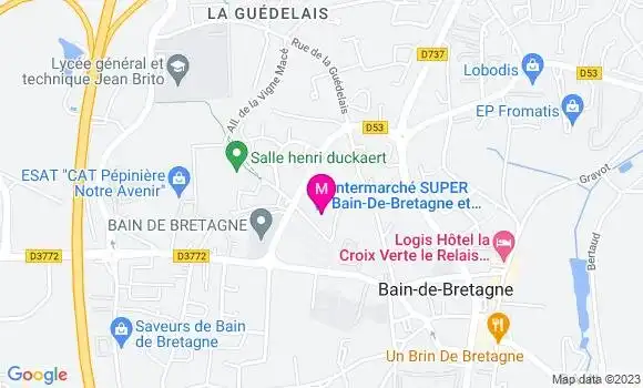 Localisation Intermarché Station