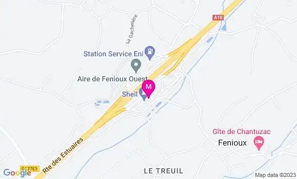 Localisation Station Eni