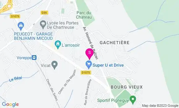Localisation Super U