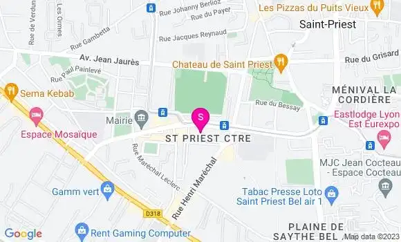 Localisation Carrefour Market