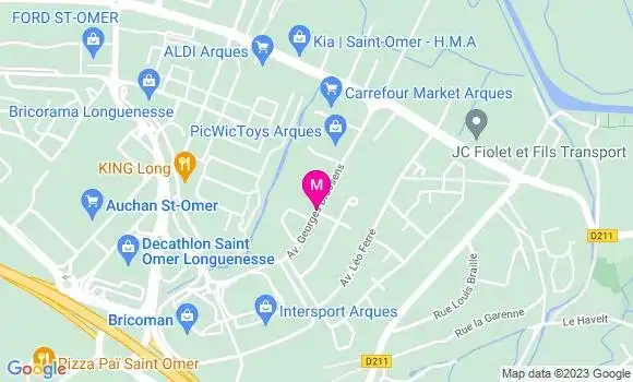 Localisation Carrefour Market