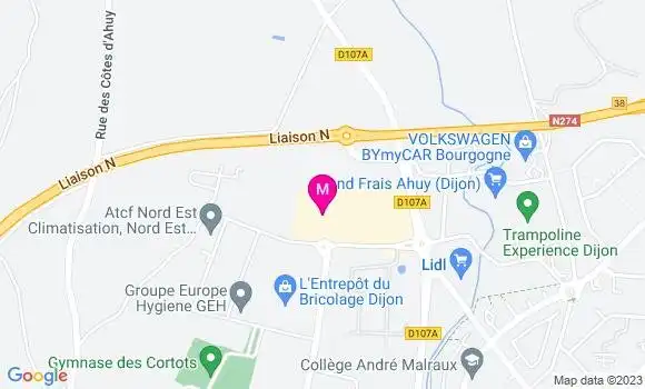 Localisation Géant Casino