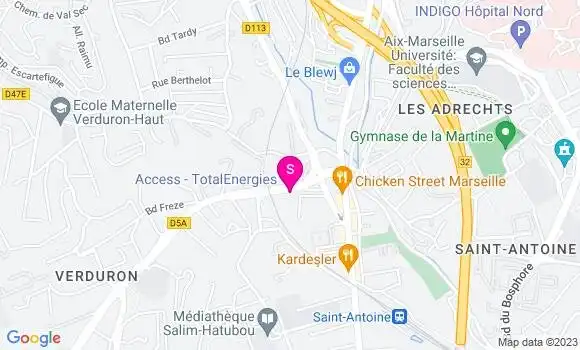 Localisation Access TotalEnergies