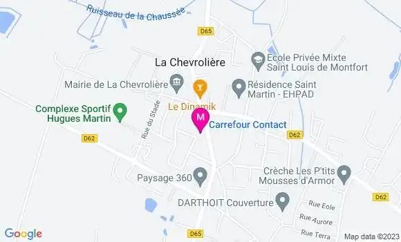 Localisation Carrefour Contact