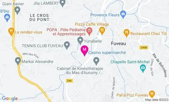 Localisation Supermarché Casino
